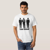 Team bruidegom, bruiloft bemanning, bruidegom bema t-shirt (Voorkant volledig)