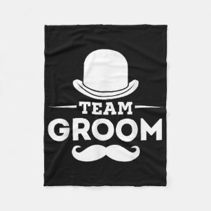 Team Bruidegom Crew Feest Team Bruidegom Bachelor Fleece Deken