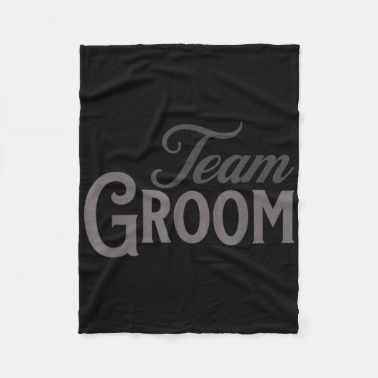 Team Bruidegom Groep Matching Bachelor Party 2024  Fleece Deken (Voorkant)