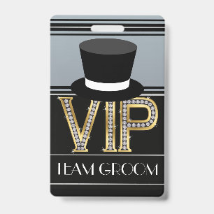 Team Bruidegom Trouw Badge
