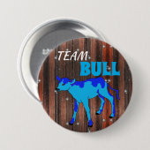 "Team Bull" Roze Geslacht onthullen Ronde Button 7,6 Cm (Voorkant /achterkant)