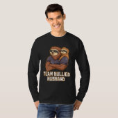 Team Bullied Husband Naughty Daddy Playful Dad  Pu T-shirt (Voorkant volledig)