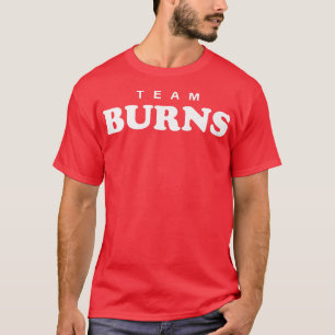 Team Burns Gepersonaliseerde Achternaam Bruid Brui T-shirt