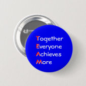 "TEAM"-Button Ronde Button 5,7 Cm (Voorkant /achterkant)
