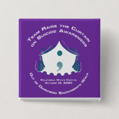 Team Button-Square Vierkante Button 5,1 Cm (Voorkant)