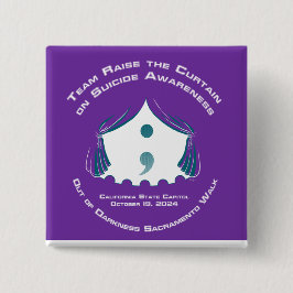 Team Button-Square Vierkante Button 5,1 Cm