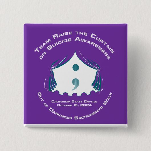 Team Button-Square Vierkante Button 5,1 Cm (Voorkant)