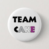 Team Cake Asexual Flag Button (Voorkant)