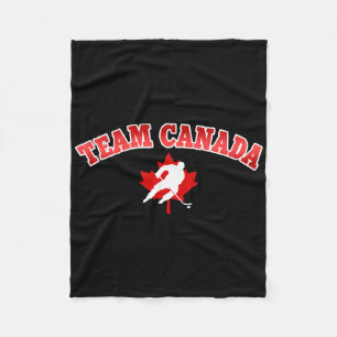 Team Canada Trots Vakantie Reizen Sport IJshockey  Fleece Deken