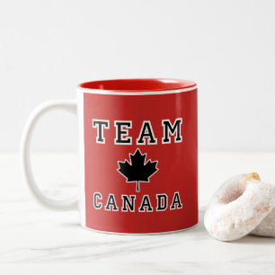 Team Canada Tweekleurige Koffiemok