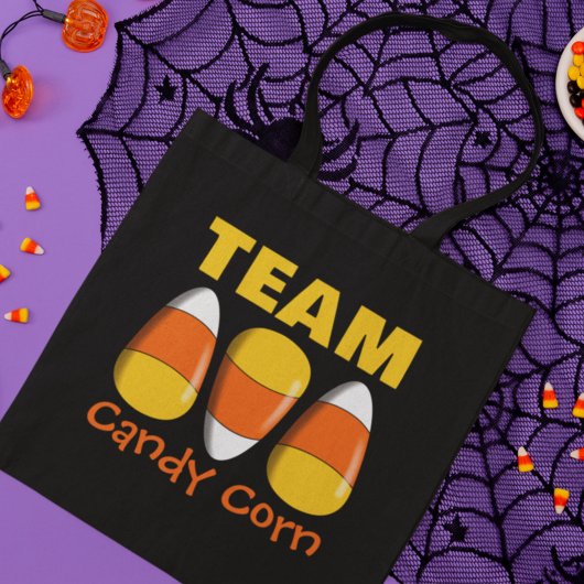 Team Candy Corn Halloween Draagtas