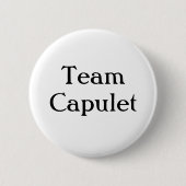 "Team Capulet"-Button Ronde Button 5,7 Cm (Voorkant)