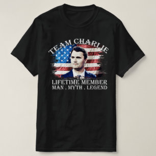 Team Charlie Levenslang Lid Man Mythe Legende T-shirt