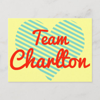 Team Charlton Briefkaart