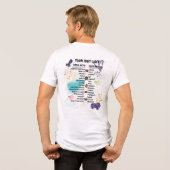 Team Cherokee Unbreakable Tour Men's Tee (White) Tri-Blend Shirt (Achterkant volledig)