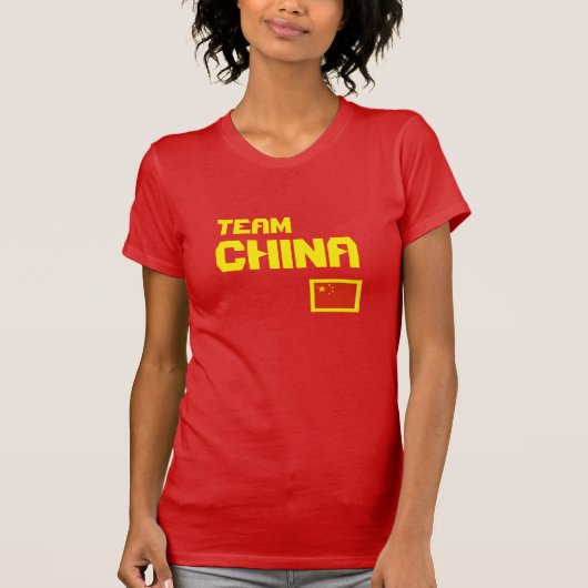 Team China T-Shirt (Voorkant)