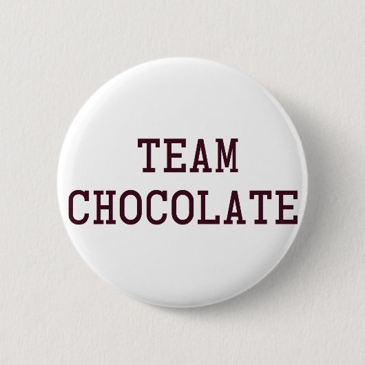 Team Chocolade Ronde Button 5,7 Cm (Voorkant)
