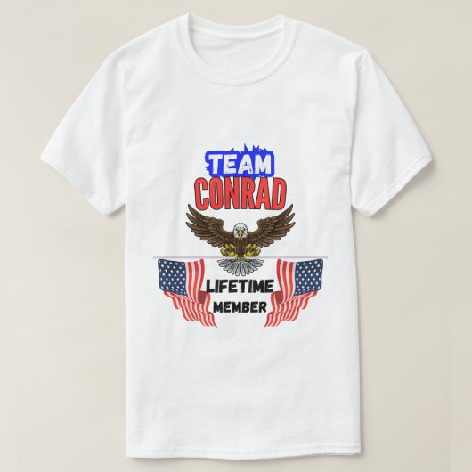Team Conrad shirt American Eagle T-shirt (Design voorkant)