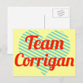 Team Corrigan Briefkaart (Voorkant / Achterkant)