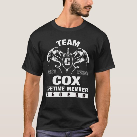 Team COX - Levenslang lid T-shirt (Voorkant)