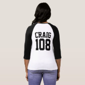 Team Craig T-shirt (Achterkant volledig)