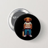 Team Cricket Ronde Button 5,7 Cm (Voorkant /achterkant)