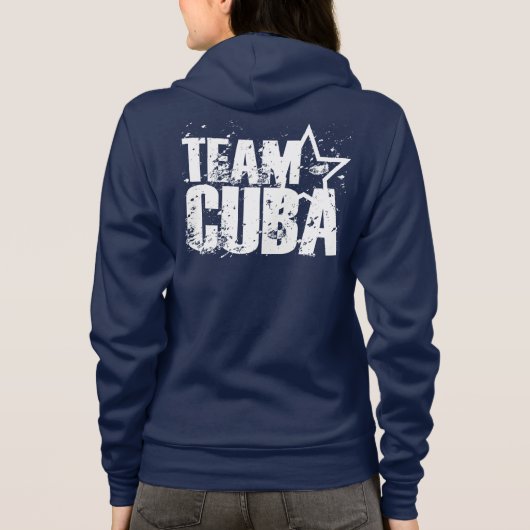 Team Cuba Dames Pullover - LIBRE Label (Achterkant)