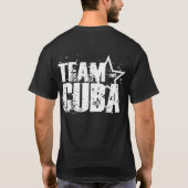 Team Cuba TShirt - label LIBRE (Achterkant)
