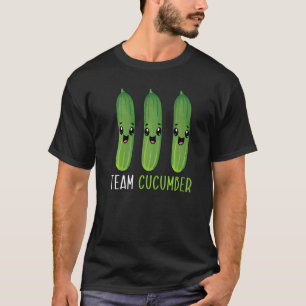 Team Cucumber Vegetable Plant Vegetarian Vegan T-shirt