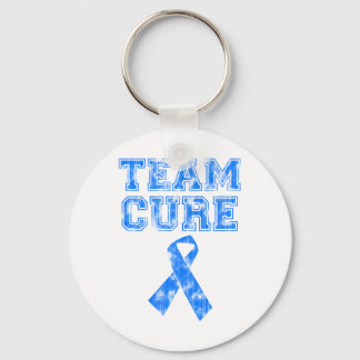 Team Cure (blauw) Sleutelhanger