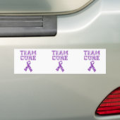 Team Cure (Paars) Bumpersticker (Op auto)