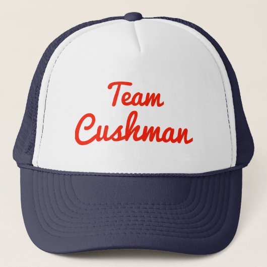 Team Cushman Trucker Pet (Voorkant)