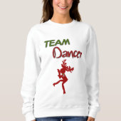 Team Dancer-kerstshirt Trui (Voorkant)