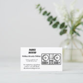 Team Daniel cards Visitekaartje (Staand voorkant)