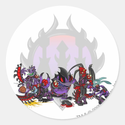 Team Darigan Citadel Group Ronde Sticker (Voorkant)