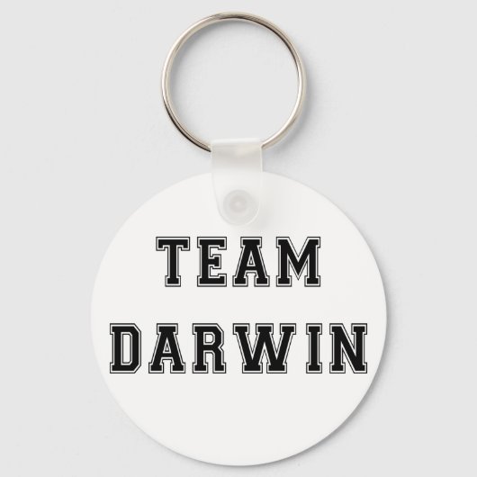 Team Darwin (B&W) Sleutelhanger (Voorkant)