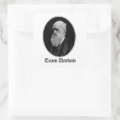 Team Darwin Vierkante Sticker (Tas)
