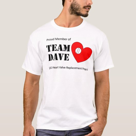 Team Dave T-Shirt (Voorkant)