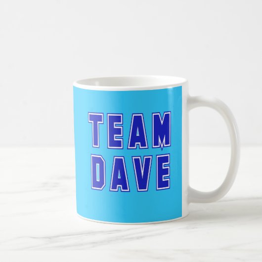 Team Dave T shirten en Producten Koffiemok (Rechts)