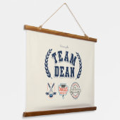 Team Dean Gilmore Girls Design Hangend Wandkleed (Gebogen)