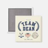 Team Dean Gilmore Girls Design Magneet (Voorkant / Achterkant)