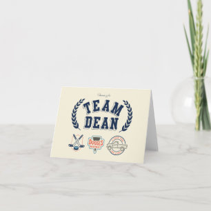 Team Dean Gilmore Girls Design Notitiekaartje