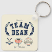 Team Dean Gilmore Girls Design Sleutelhanger (Achterkant)
