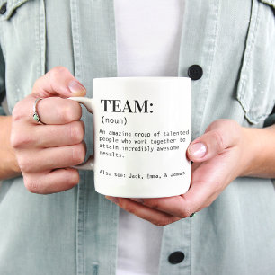 Team Definitie Mok Custom Team Waarderingsgeschenk