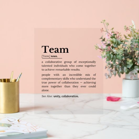 Team Definition – The Power of Collaboration  (Mariage)