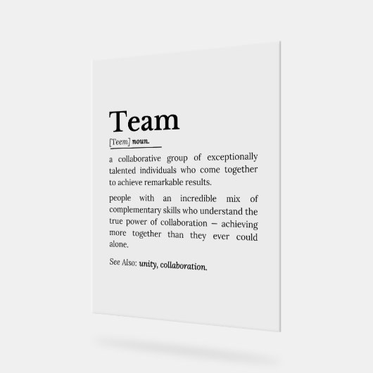 Team Definition – The Power of Collaboration  (Angle)