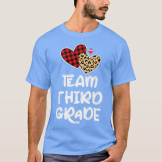 Team derde graad grappigheids 3de terug naar schoo t-shirt