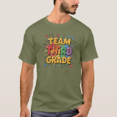 Team derde graad t-shirt (Voorkant)
