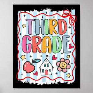 Team derde klas terug naar school 3e leerjaar poster
