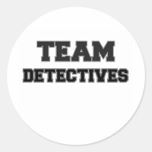 Team Detectives Ronde Sticker